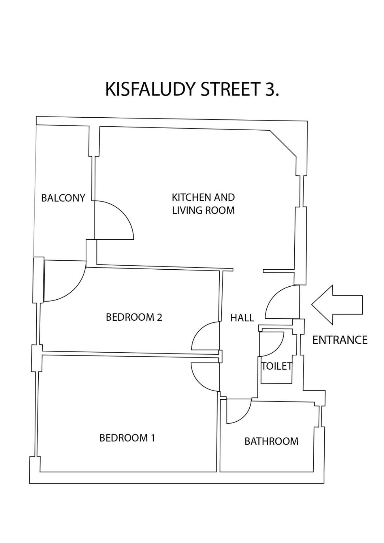Two-Bedrooms Apartment Cbd Bp Budapeszt Zewnętrze zdjęcie